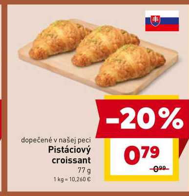 Pistáciový croissant 77 g 