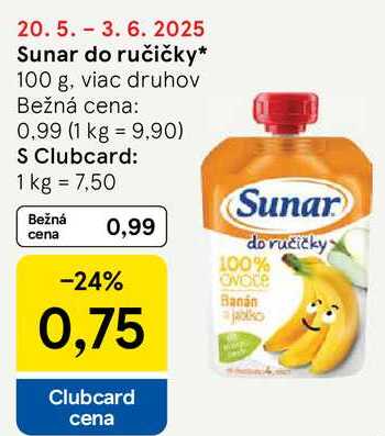 Sunar do ručičky, 100 g