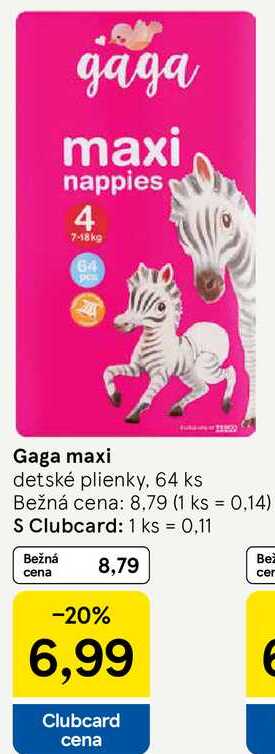 Gaga maxi, 64 ks 