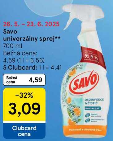 Savo univerzálny sprej, 700 ml