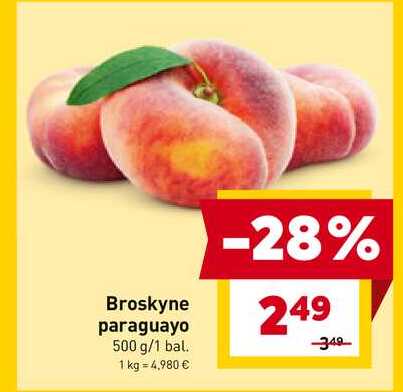 Broskyne Paraquayos (donut) 500g