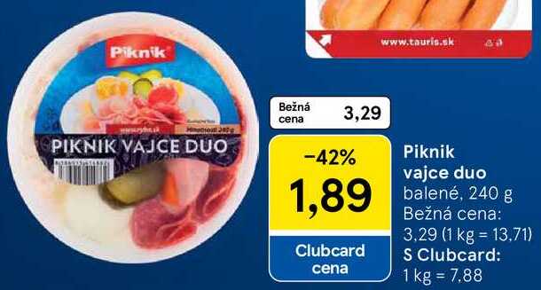 Piknik vajce duo, 240 g 