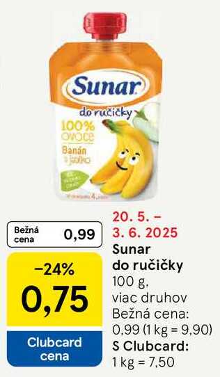 Sunar do ručičky, 100 g 
