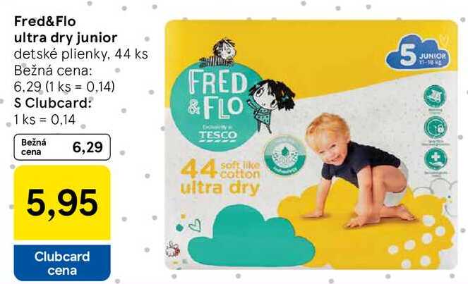 Fred&Flo ultra dry junior, 44 ks 