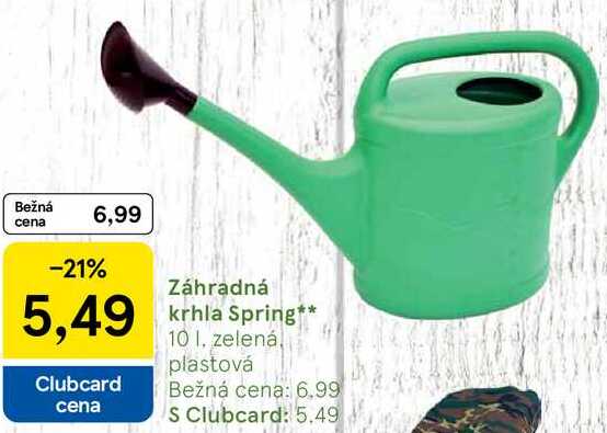 Záhradná krhla Spring