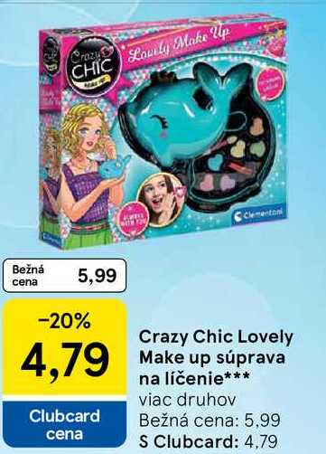 Crazy Chic Lovely Make up súprava na líčenie