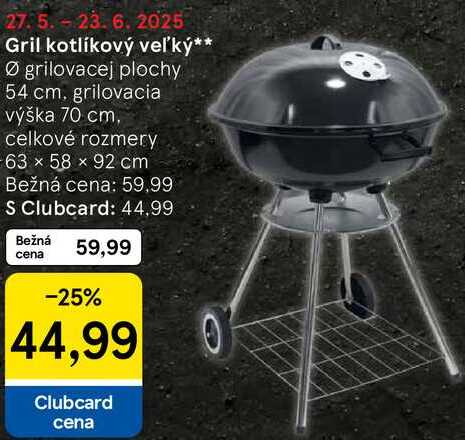 Gril kotlíkový veľký