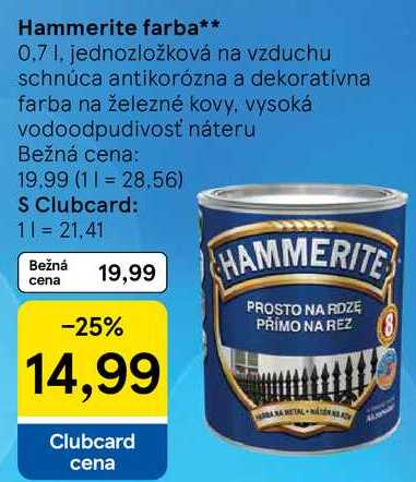 Hammerite farba, 0,7 l