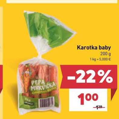 Karotka baby 200 g