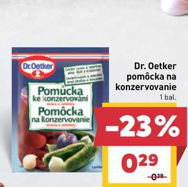 Dr. Oetker pomôcka na konzervovanie 1 bal. 