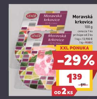  LEACO Moravská krkovice 100 g