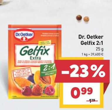 Dr. Oetker Gelfix Extra 2:1 