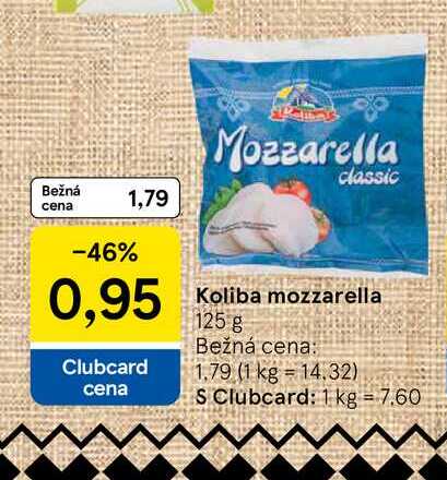 Koliba mozzarella 125 g 