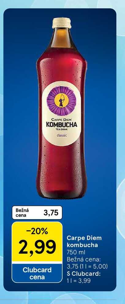 Carpe Diem kombucha 750 ml 