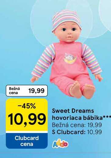 Sweet Dreams hovoriaca bábika