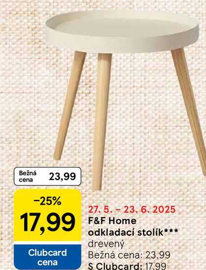 F&F Home odkladací stolík