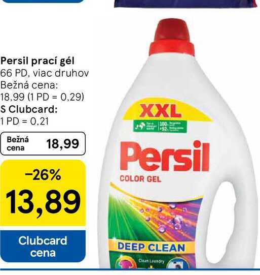 Persil prací gél 66 PD, viac druhov  