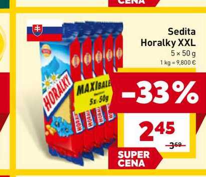 Sedita Horalky XXL 5 x 50 g
