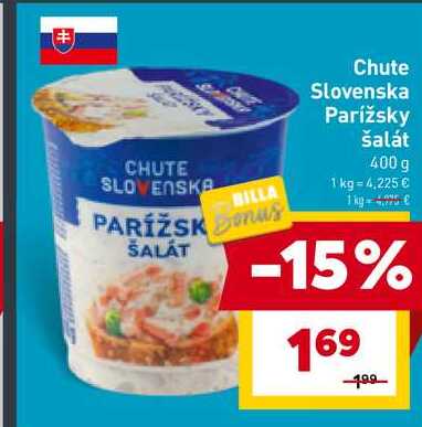 Chute Slovenska Parížsky šalát 400 g