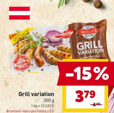 Grill variation 300 g 