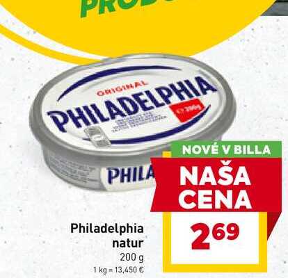Philadelphia natur 200 g 
