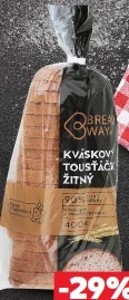Kváskový chlebík ražný