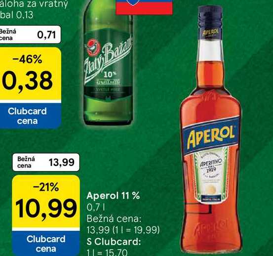 APEROL APERITIVO 11%, 0.7l