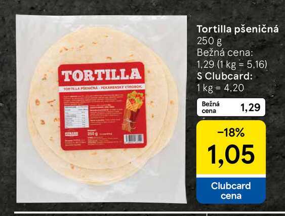 Tortilla pšeničná 250 g