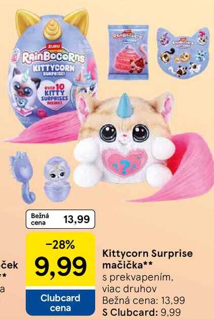 Kittycorn Surprise mačička s prekvapením, viac druhov