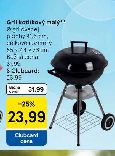 Gril kotlíkový malý Ø grilovacej plochy 41,5 cm