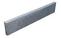 Parkový obrubník s rovnou hranou, sivá 1000 x 50 x 200 mm