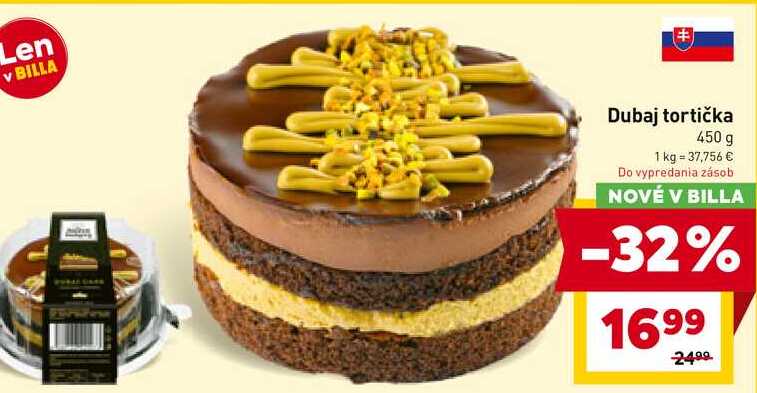 Dubaj tortička 450 g