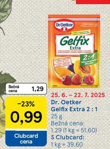 Dr. Oetker Gelfix Extra 2:1