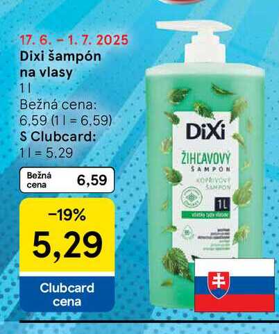 Dixi šampón na vlasy 1l 