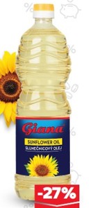Giana slnečnicový olej