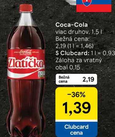 Coca-Cola, 1,5 l