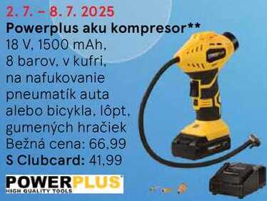 Powerplus aku kompresor