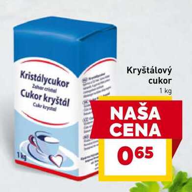 Kryštálový cukor 1 kg