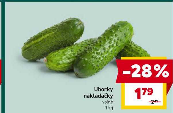 Uhorky nakladačky voľné 1 kg 