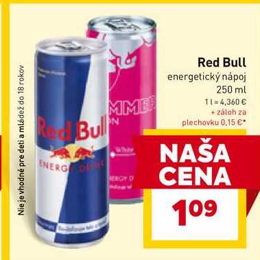 Red Bull energy drink 250 ml 