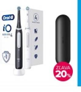 Zubná kefka Oral-B iO Series 4 Matt Black + Quite White DUO Pack