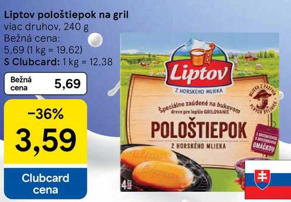 Liptov pološtiepok na gril, 240 g 