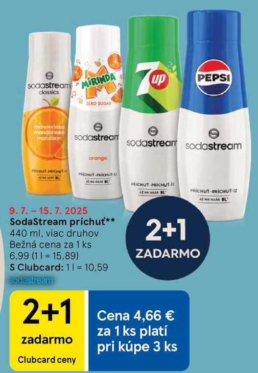 SodaStream príchuť, 440 ml