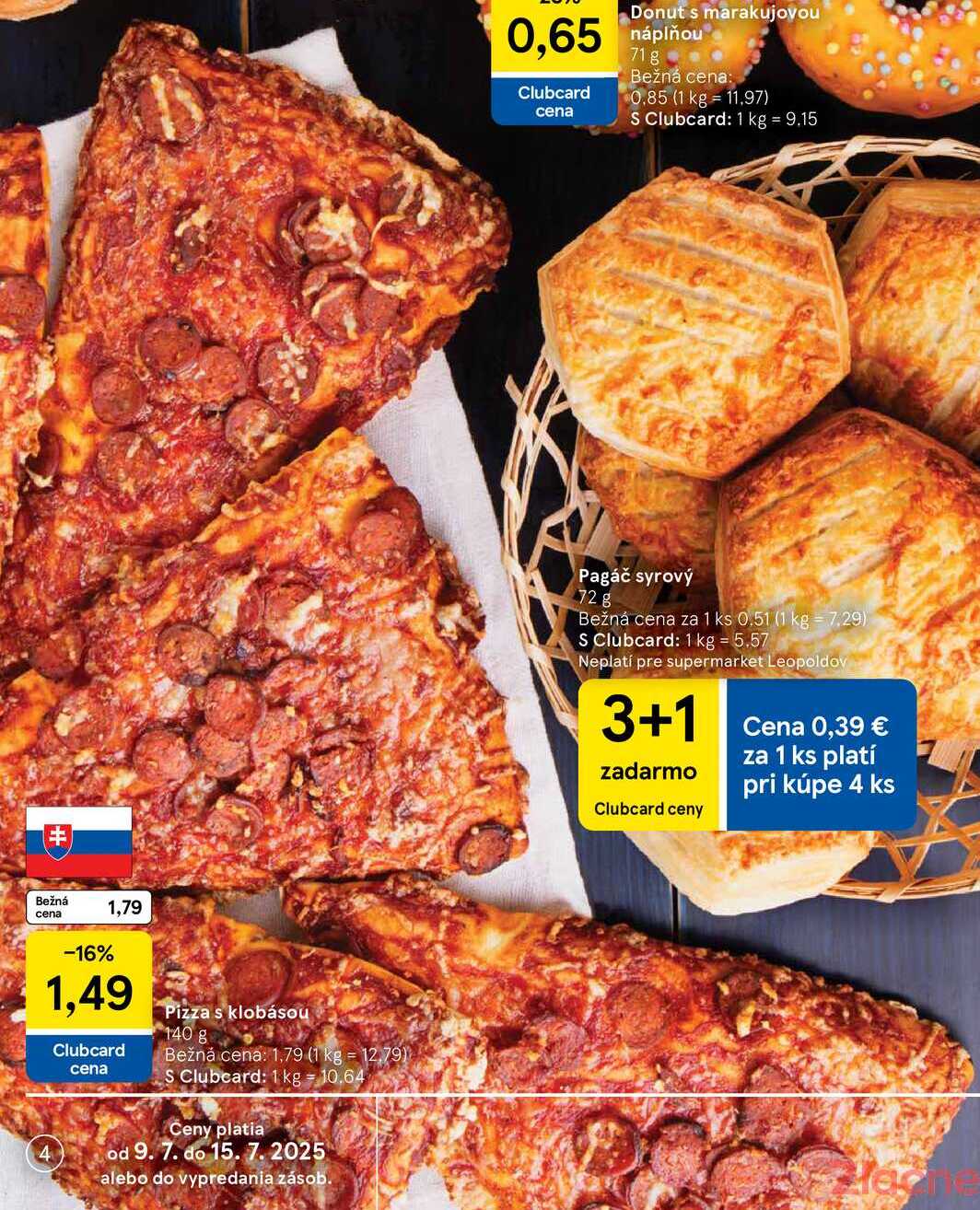 Pizza s klobásou, 140 g 