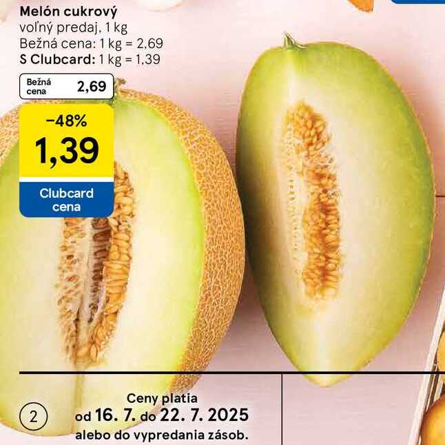 Melón cukrový, 1 kg