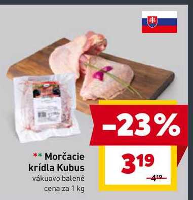 Morčacie krídla 1kg