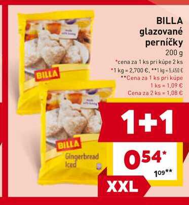 BILLA glazované perníčky 200 g 