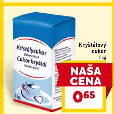 Cukor kryštál 1kg 