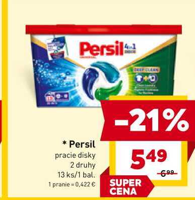 Persil pracie disky 2 druhy 13 ks/1 bal.