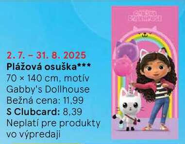 Plážová osuška